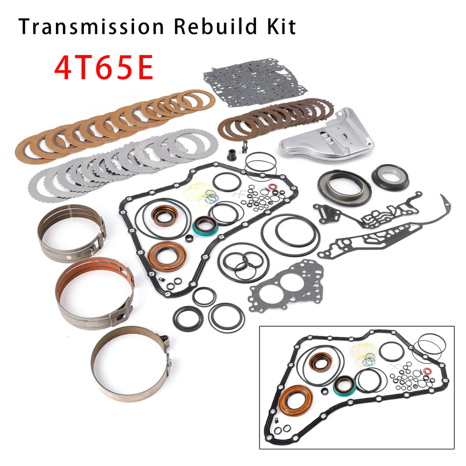 4T65Eトランスミッションマスターリビルドキット（フィルターバンド付き）シボレー用
