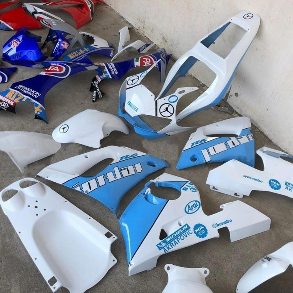 1998-2002 ヤマハ YZF 600 R6 インジェクションフェアリングキット ボディワーク プラスチック ABS #103
