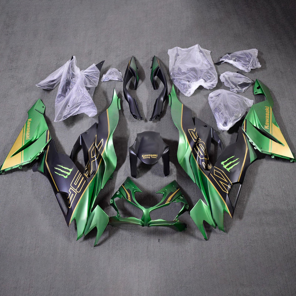 インジェクションフェアリングキット ボディワーク プラスチック ABS カワサキ ZX6R 2019-2023 に適合