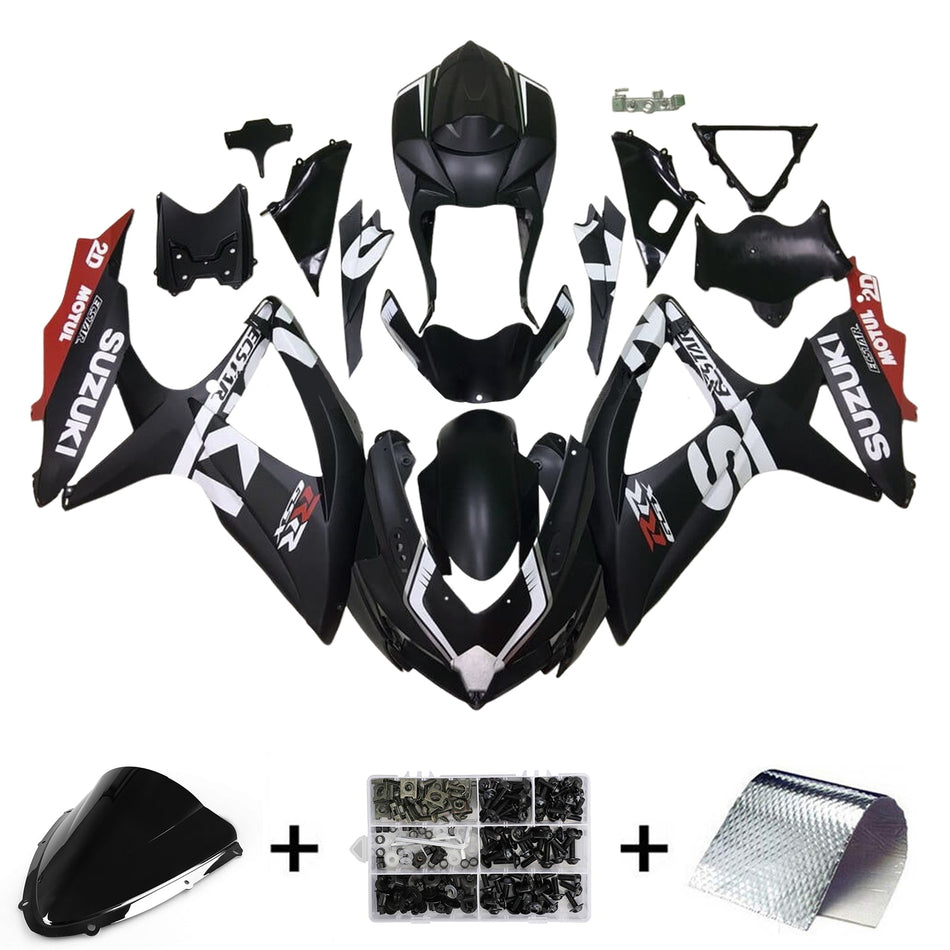 2008-2010 スズキ GSXR 600/750 K8 インジェクションフェアリングキット ボディワーク プラスチック ABS