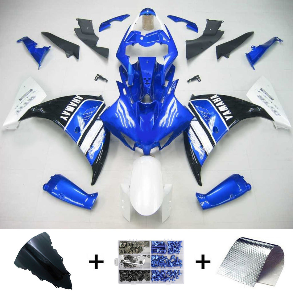 2012-2014 ヤマハ YZF 1000 R1 Amotopart インジェクションフェアリングキット ボディワーク プラスチック ABS #106