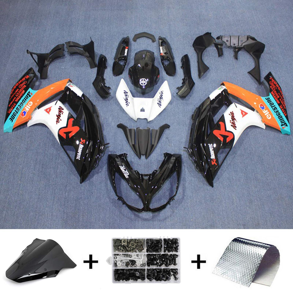 2012-2016 Kawasaki ER6F Ninja650 Amotopart インジェクションフェアリングキット ボディワーク プラスチック ABS #123