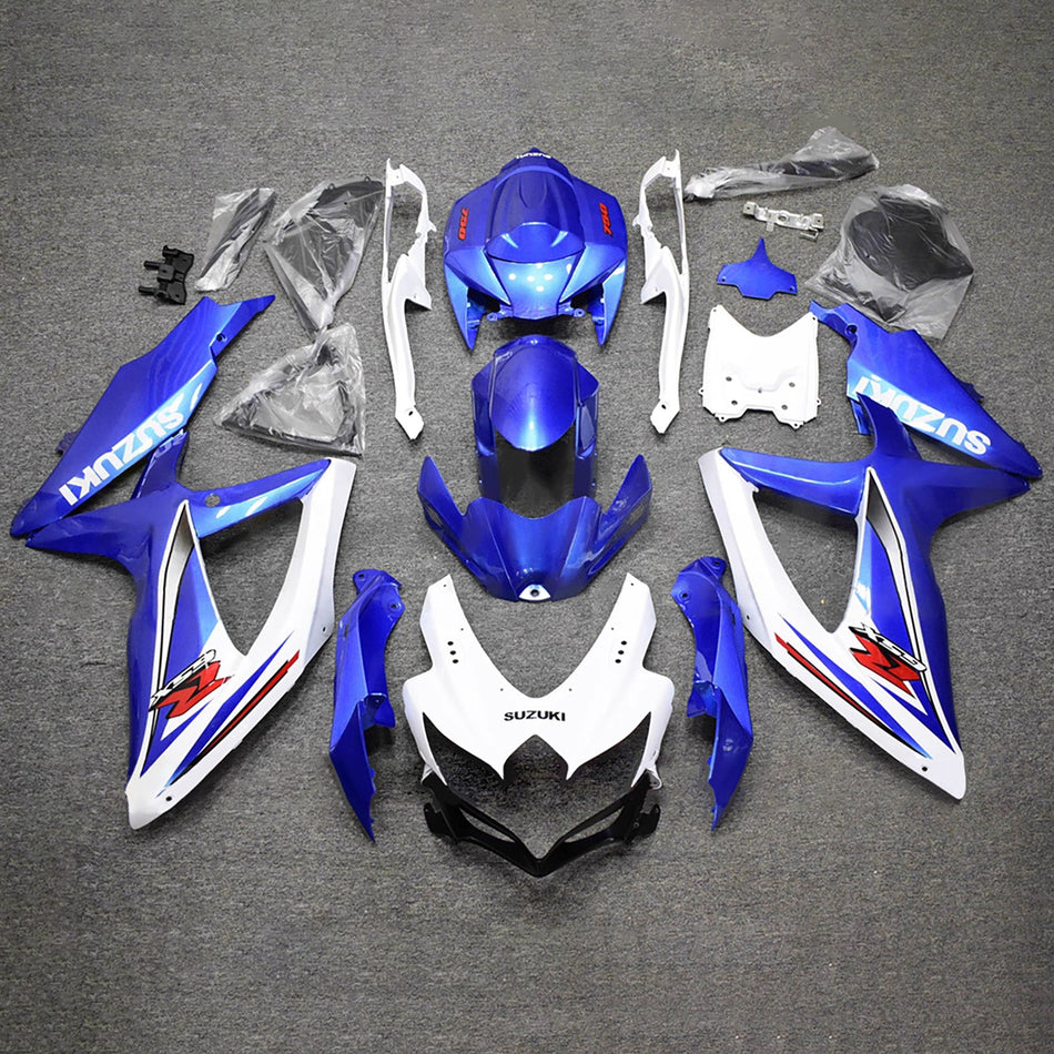 スズキ GSXR 600/750 2008-2010 K8 用 インジェクションフェアリングキット ボディワーク プラスチック ABS