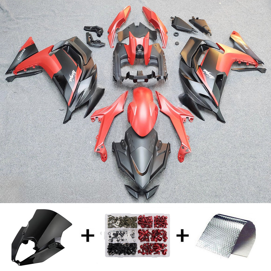 インジェクションフェアリングキット ボディワーク ABS カワサキ ER-6F Ninja650 2020-2025 に適合