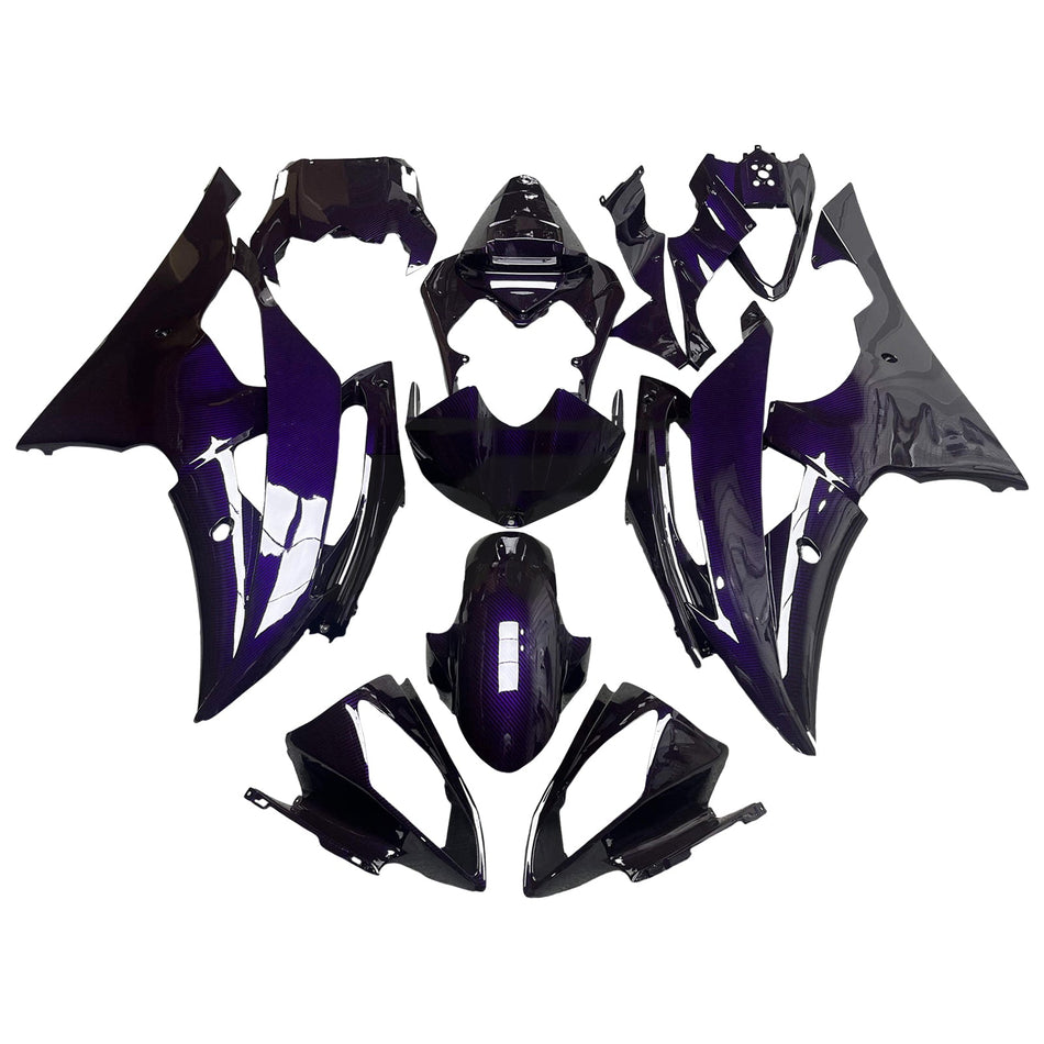 インジェクションフェアリングキット ボディワーク プラスチック ABS ヤマハ YZFR6 YZF-R6 2008-2016用