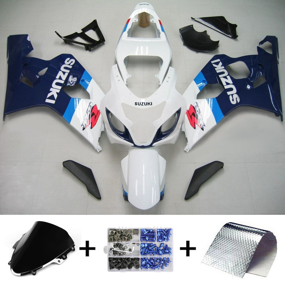 2004-2005 スズキ GSXR 600/750 K4 Amotopart インジェクションフェアリングキット ボディワーク プラスチック ABS #145