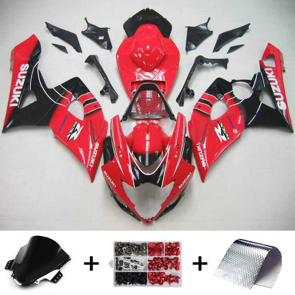 2005-2006 スズキ GSXR1000 K5 Amotopart インジェクションフェアリングキット ボディワーク プラスチック ABS #128