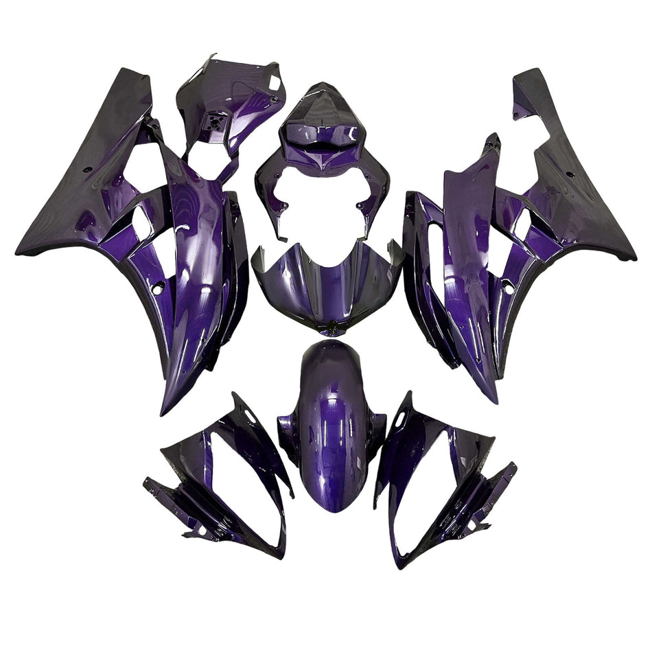 インジェクションフェアリングキット ボディワーク プラスチック ABS ヤマハ YZFR6 YZF-R6 2006-2007用
