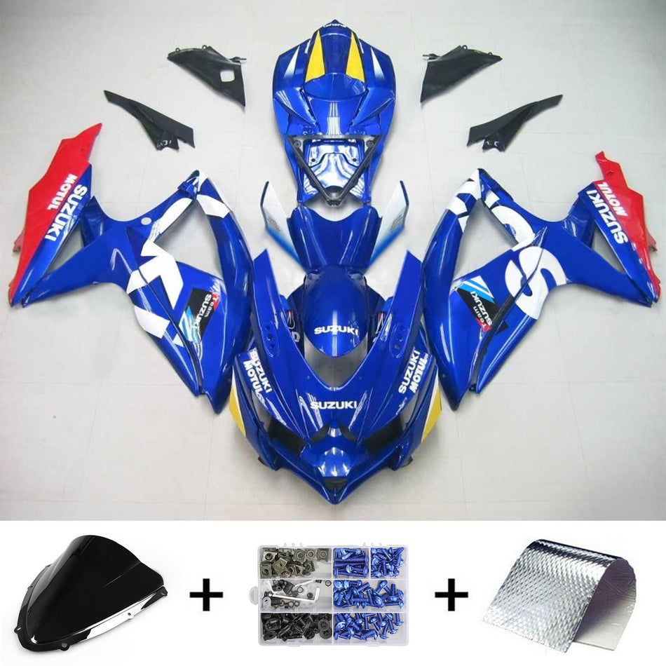 2008-2010 スズキ GSXR 600/750 K8 Amotopart インジェクションフェアリングキット ボディワーク プラスチック ABS #130
