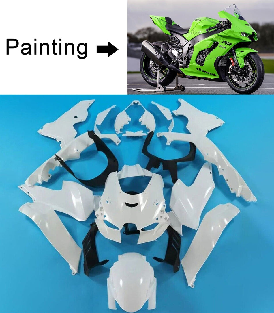 2021-2024 カワサキ ZX-10R ZX10R アモトパーツ インジェクションフェアリングキット ボディワーク ABS #101