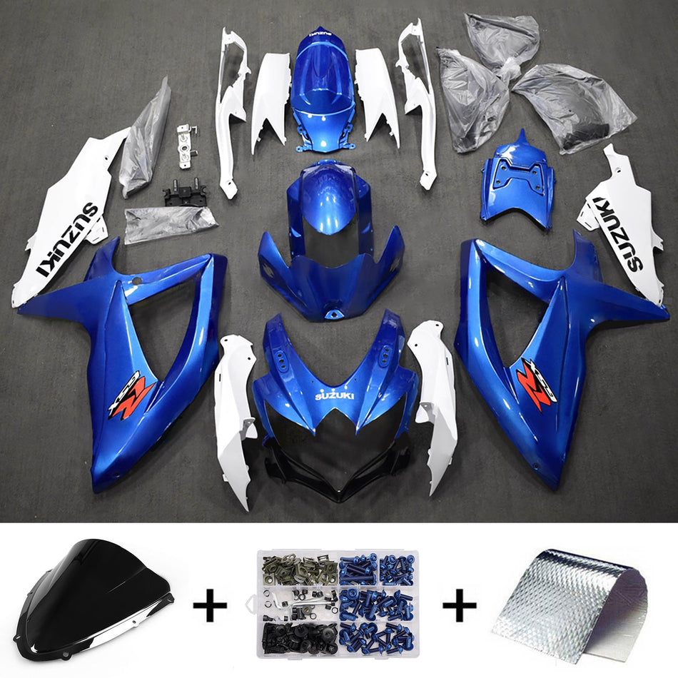 スズキ GSXR 600/750 2008-2010 K8 用 インジェクションフェアリングキット ボディワーク プラスチック ABS
