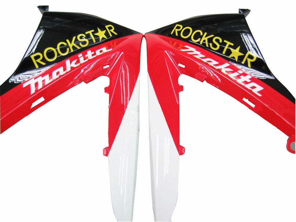 2007-2008 スズキ GSXR 1000 ブルー レッド ホワイト マキタ レーシング フェアリング ジェネリック