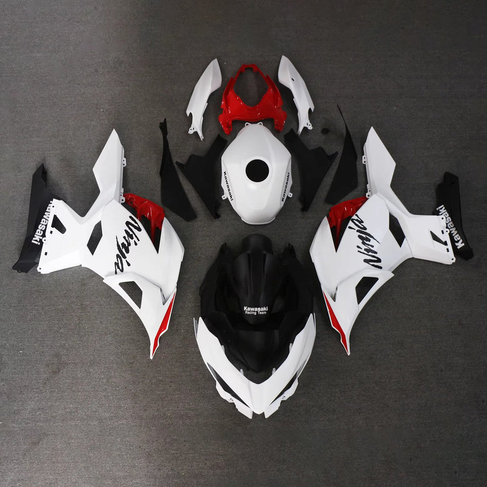 インジェクションフェアリングキット ボディワーク プラスチック ABS カワサキ EX400 Ninja400 2018-2024 に適合