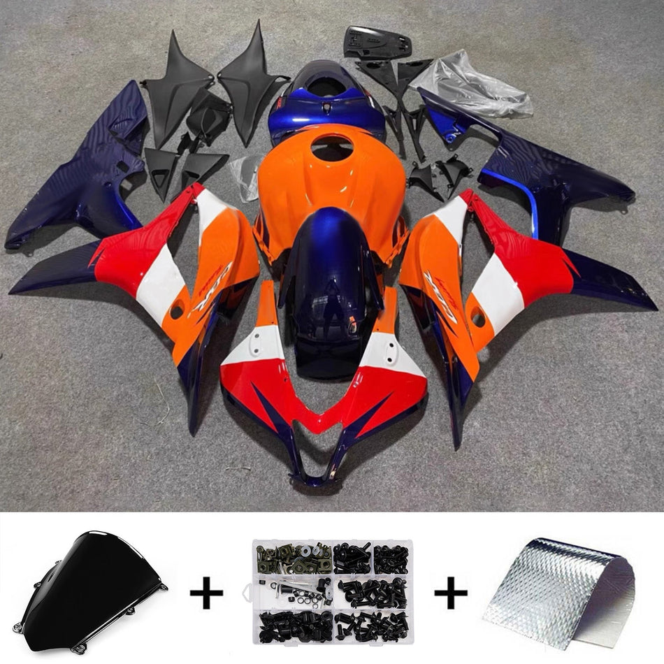 ホンダ CBR600RR 2007-2008 F5 用 ABS樹脂製インジェクションフェアリングキット