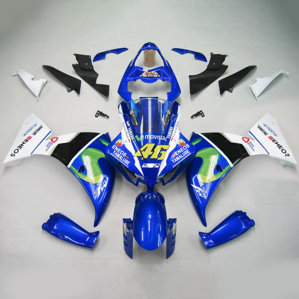 2012-2014 ヤマハ YZF 1000 R1 インジェクションフェアリングキット ボディワーク プラスチック ABS #129