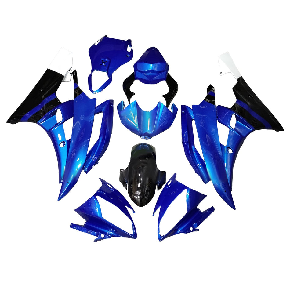 インジェクションフェアリングキット ボディワーク プラスチック ABS ヤマハ YZFR6 YZF-R6 2006-2007用