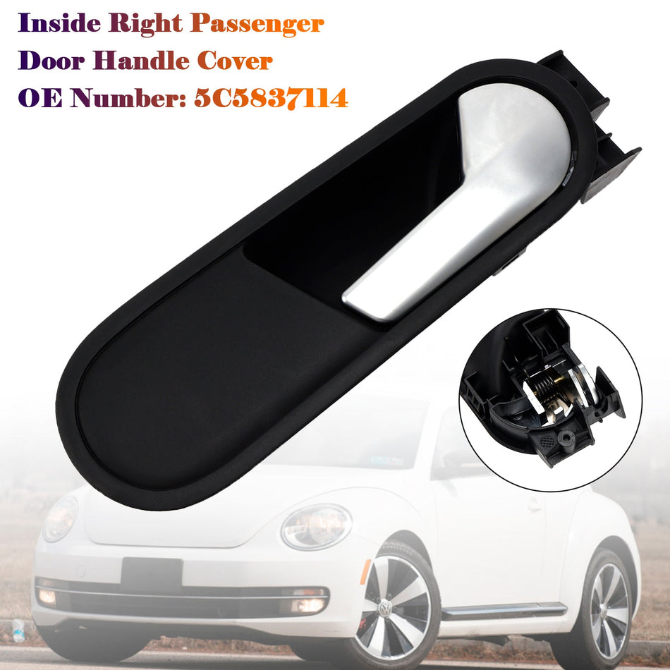 2012-2014 VW ビートル 助手席側右ドアハンドルカバー 5C5837114