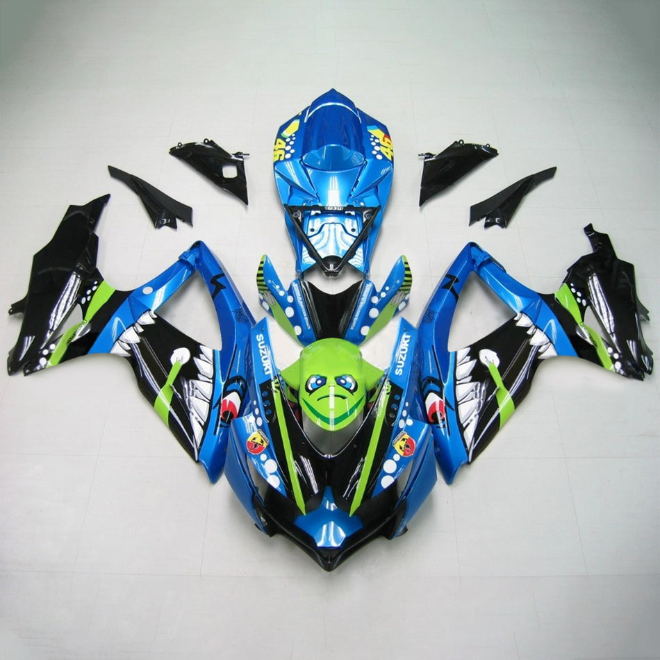 2008-2010 スズキ GSXR 600/750 K8 インジェクションフェアリングキット ボディワーク プラスチック ABS