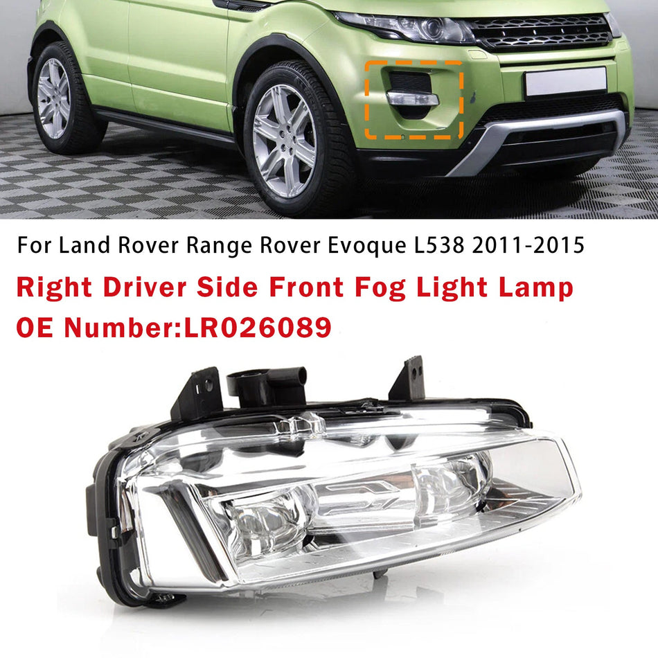 レンジローバー イヴォーク L538 2011-15 右運転席側フォグランプ LR026089