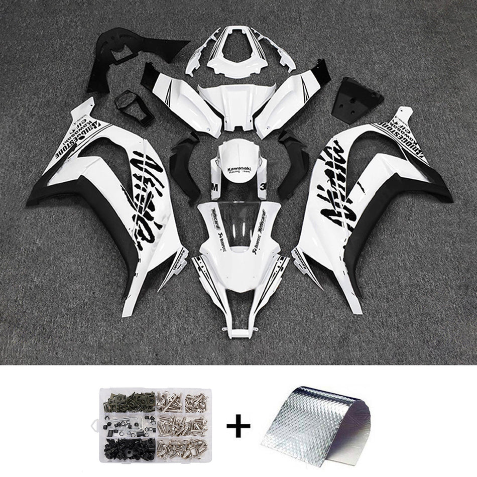 インジェクションフェアリングキット ボディワーク プラスチック ABS カワサキ ZX10R 2011-2015 に適合
