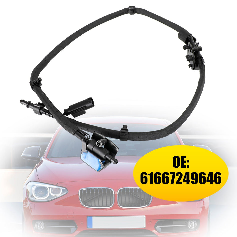 BMW 1 2 シリーズ F20 F21 F22 ウインドスクリーン ウォッシャー ノズル チェーン 61667249646