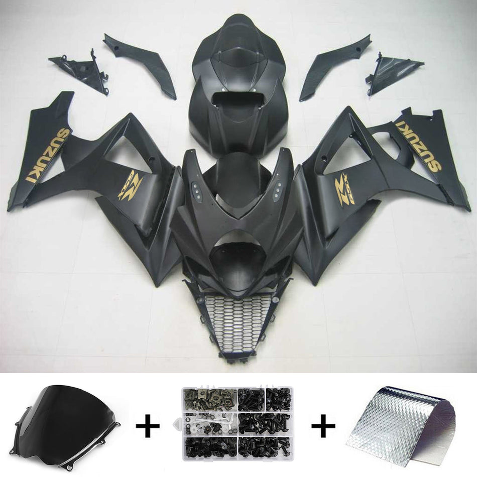2007-2008 スズキ GSXR1000 K7 Amotopart インジェクションフェアリングキット ボディワーク プラスチック ABS #117