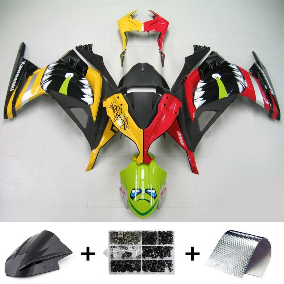 2013-2024 カワサキ EX300/Ninja300 インジェクションフェアリングキット ボディワーク プラスチック ABS