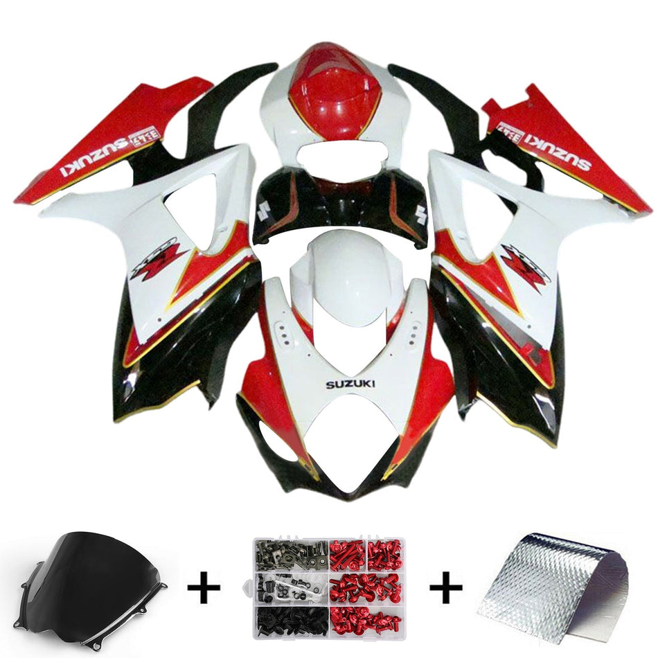 2007-2008 スズキ GSXR1000 K7 フェアリングキット ボディワーク プラスチック ABS