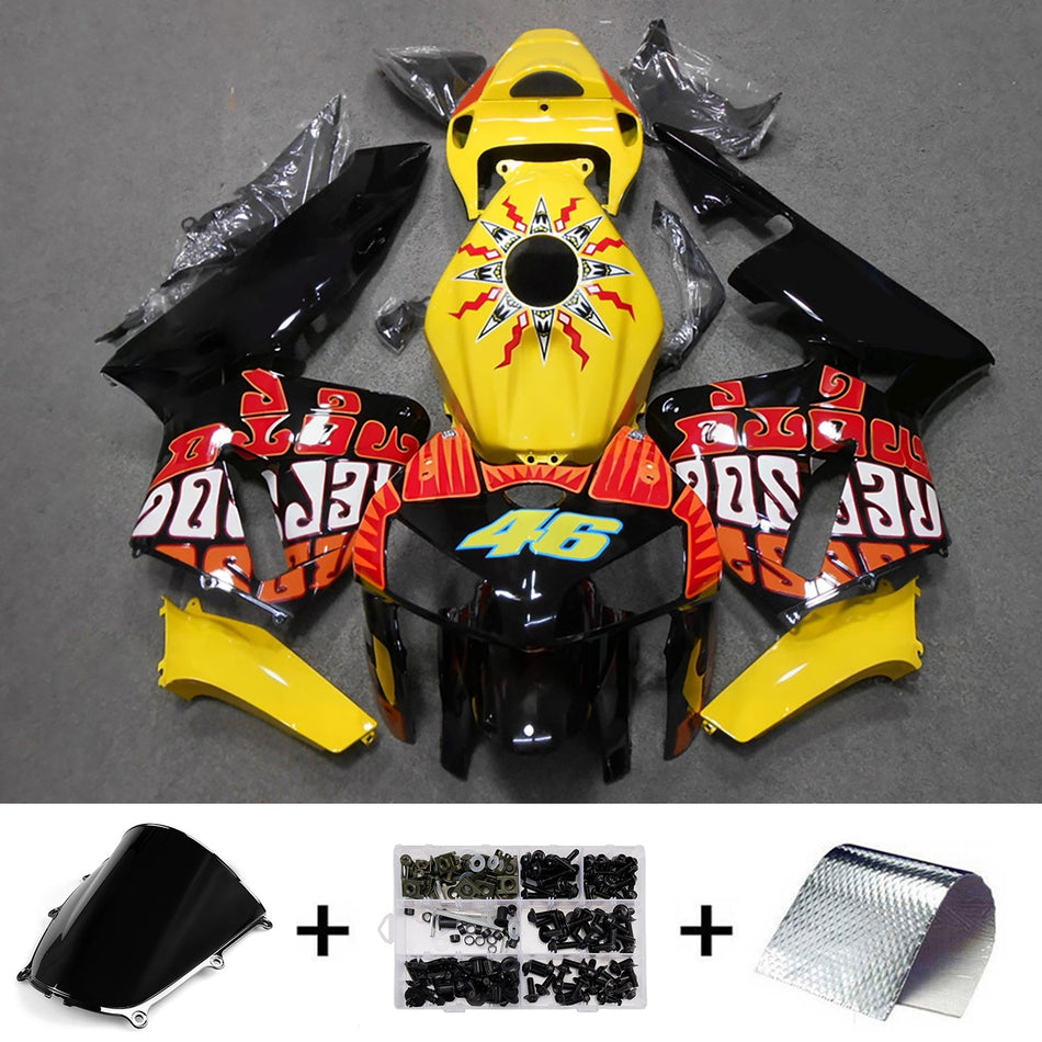 ホンダ CBR600RR 2005-2006 F5 用 ABS樹脂製インジェクションフェアリングキット