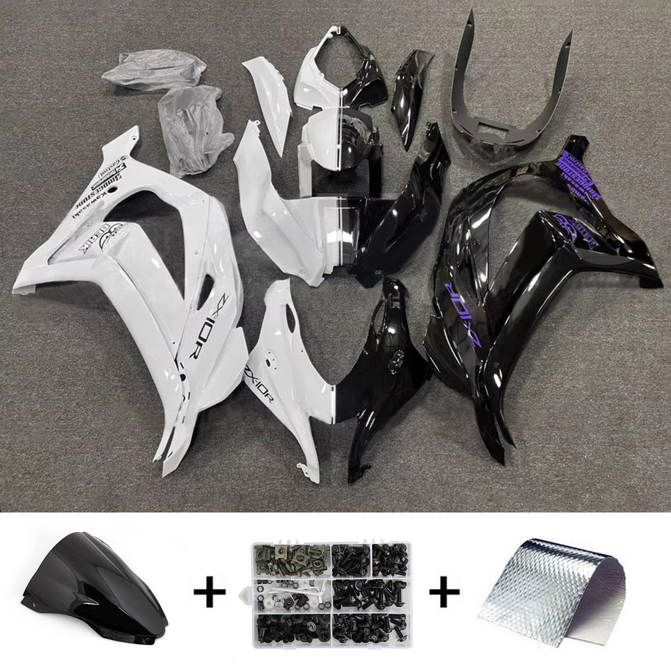 インジェクションフェアリングキット ボディワーク プラスチック ABS カワサキ ZX10R 2016-2020 に適合