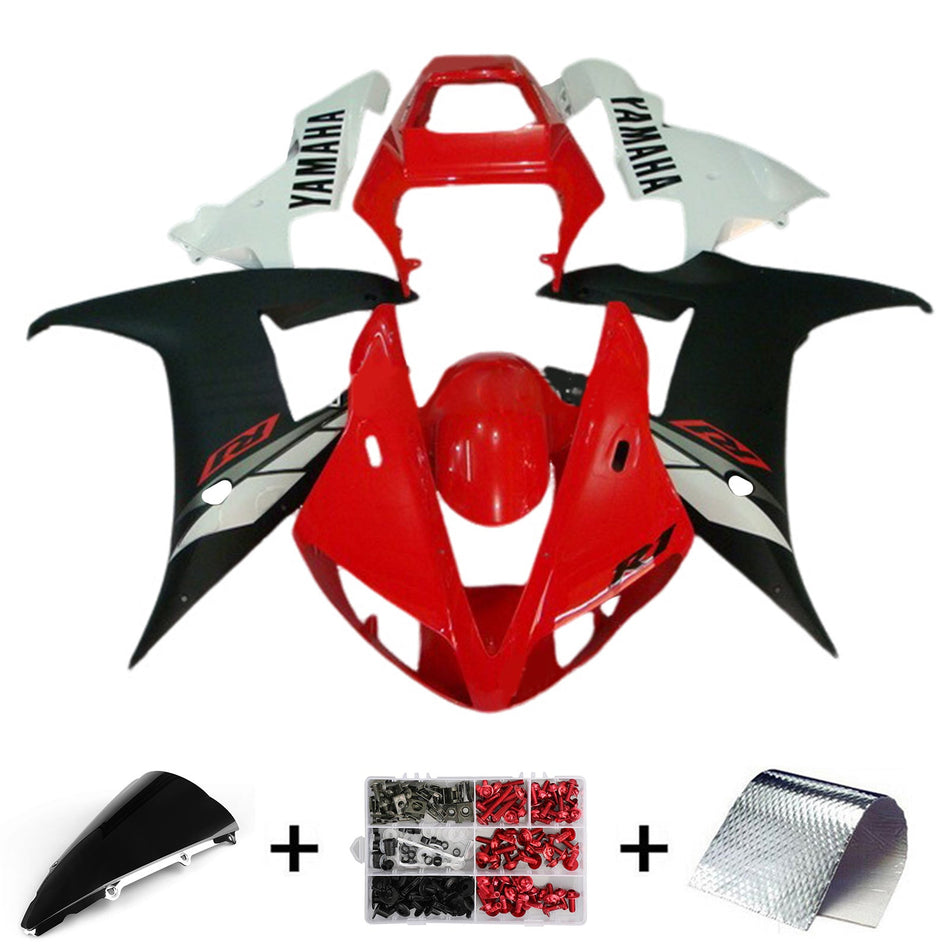 2002-2003 ヤマハ YZF 1000 R1 インジェクションフェアリングキット ボディワーク プラスチック ABS