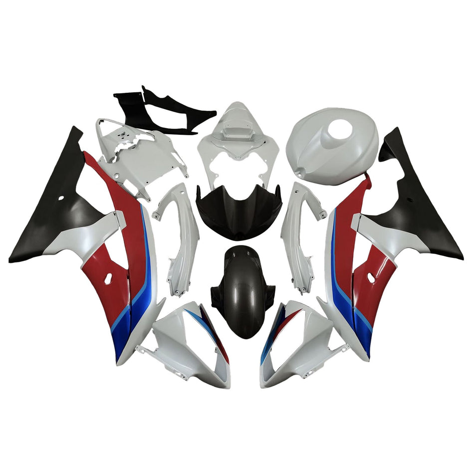 インジェクションフェアリングキット ボディワーク プラスチック ABS ヤマハ YZFR6 YZF-R6 2008-2016用
