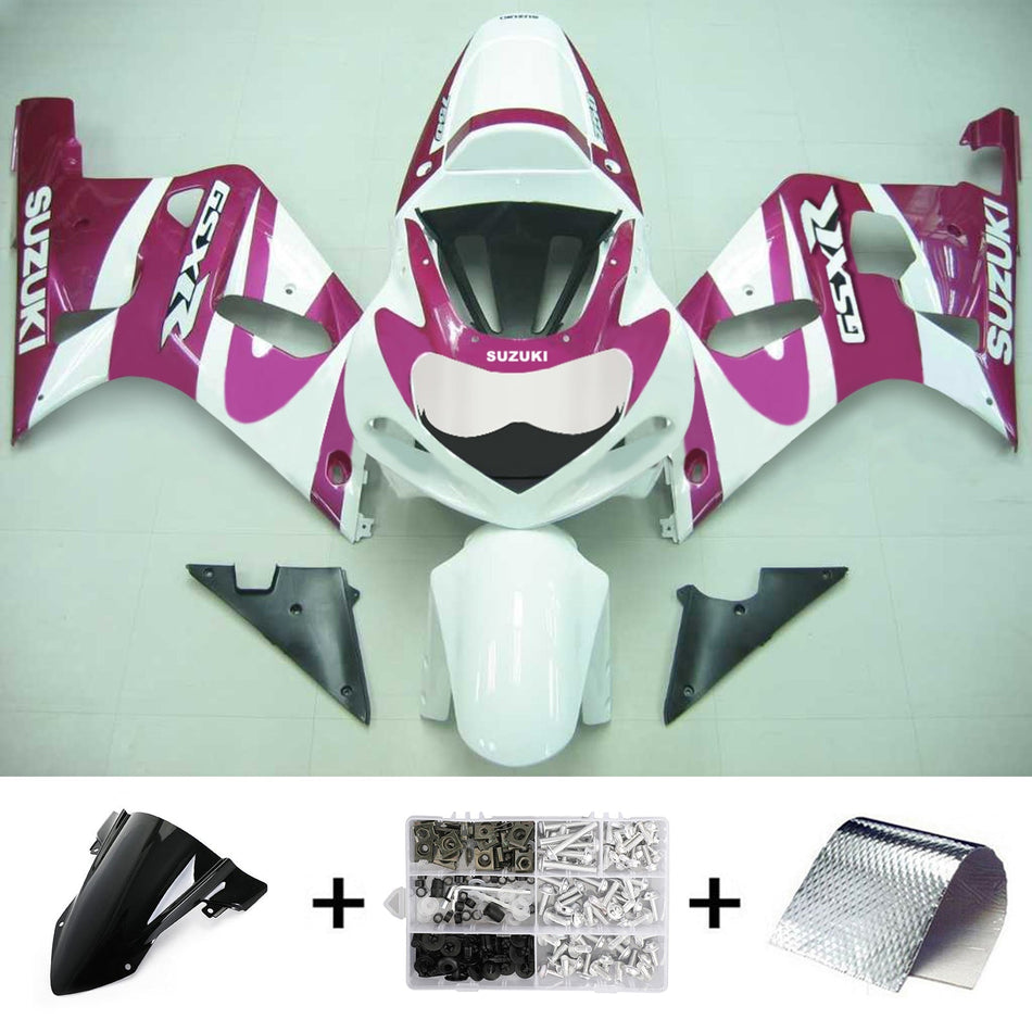 2001-2003 スズキ GSXR750 K1 Amotopart インジェクションフェアリングキット ボディワーク プラスチック ABS #119