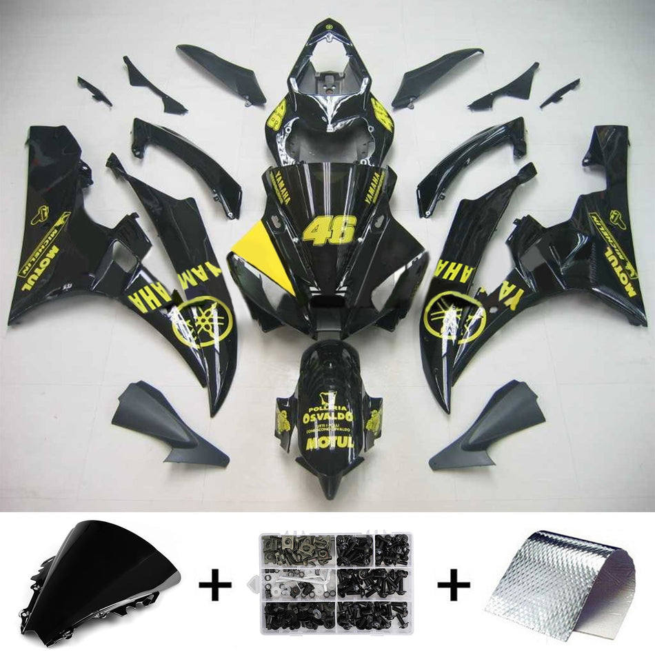 2006-2007 ヤマハ YZF 600 R6 Amotopart インジェクションフェアリングキット ボディワーク プラスチック ABS #115