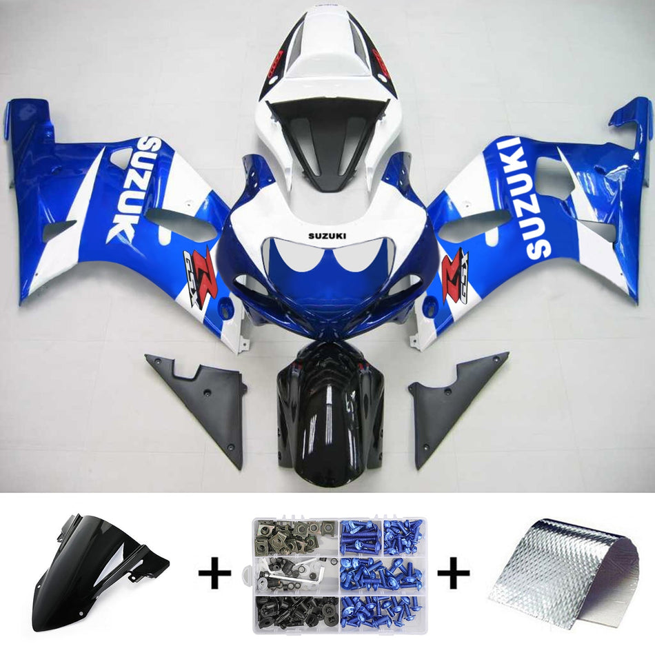 2001-2003 スズキ GSXR750 K1 Amotopart インジェクションフェアリングキット ボディワーク プラスチック ABS #103
