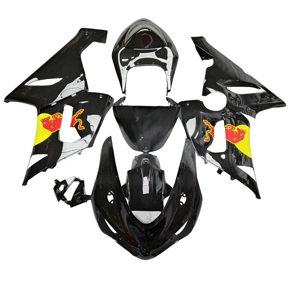 インジェクションフェアリングキット ボディワーク プラスチック ABS カワサキ ZX6R 636 2005-2006 に適合