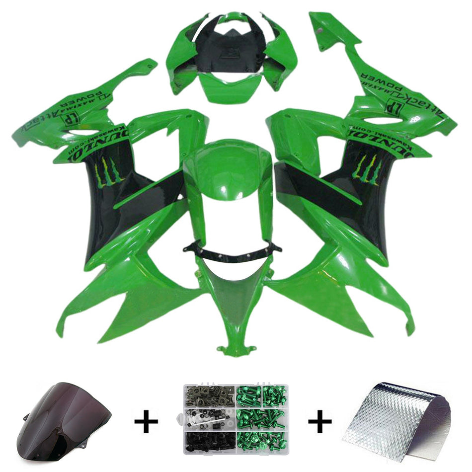 2008-2010 カワサキ ZX10R インジェクションフェアリングキット ボディワーク プラスチック ABS