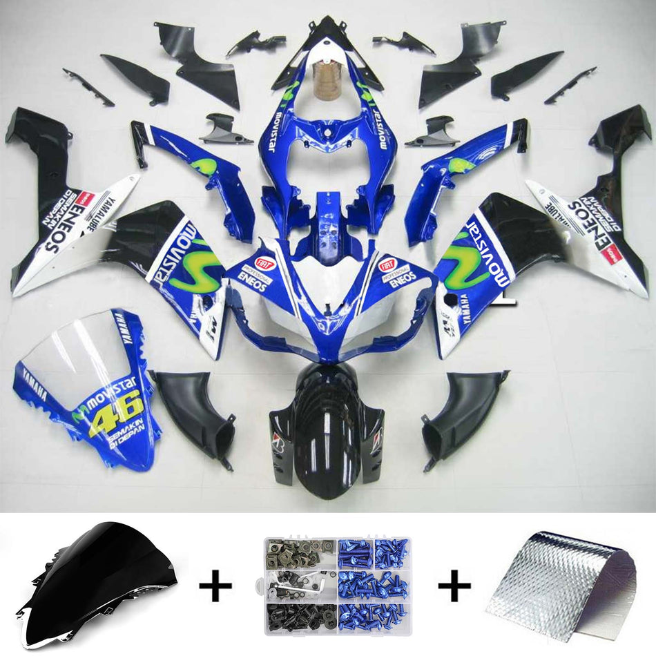 2007-2008 ヤマハ YZF 1000 R1 インジェクションフェアリングキット ボディワーク プラスチック ABS #111