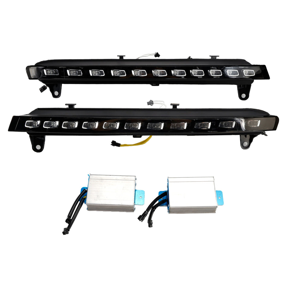 2007-2009 アウディ Q7 4L ペア LED デイタイムランニングライト 4L0953041 4L0953042