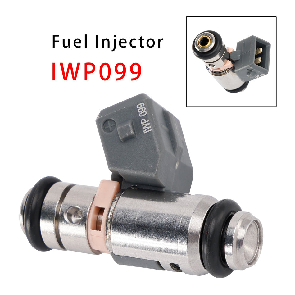 ルノー クリオ カングー タリア トゥインゴ I 1.2 16V 用燃料インジェクター 1個 IWP099