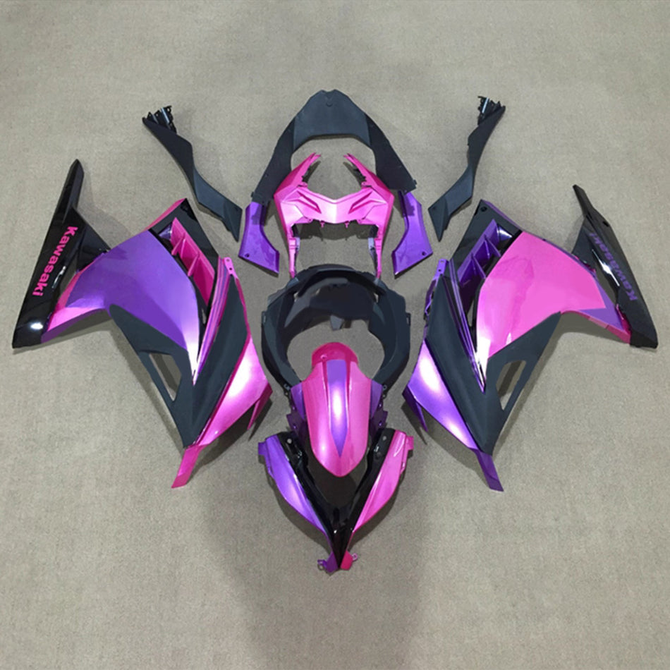 インジェクションフェアリングキット ボディワーク プラスチック ABS カワサキ EX300 Ninja300 2013-2024 に適合