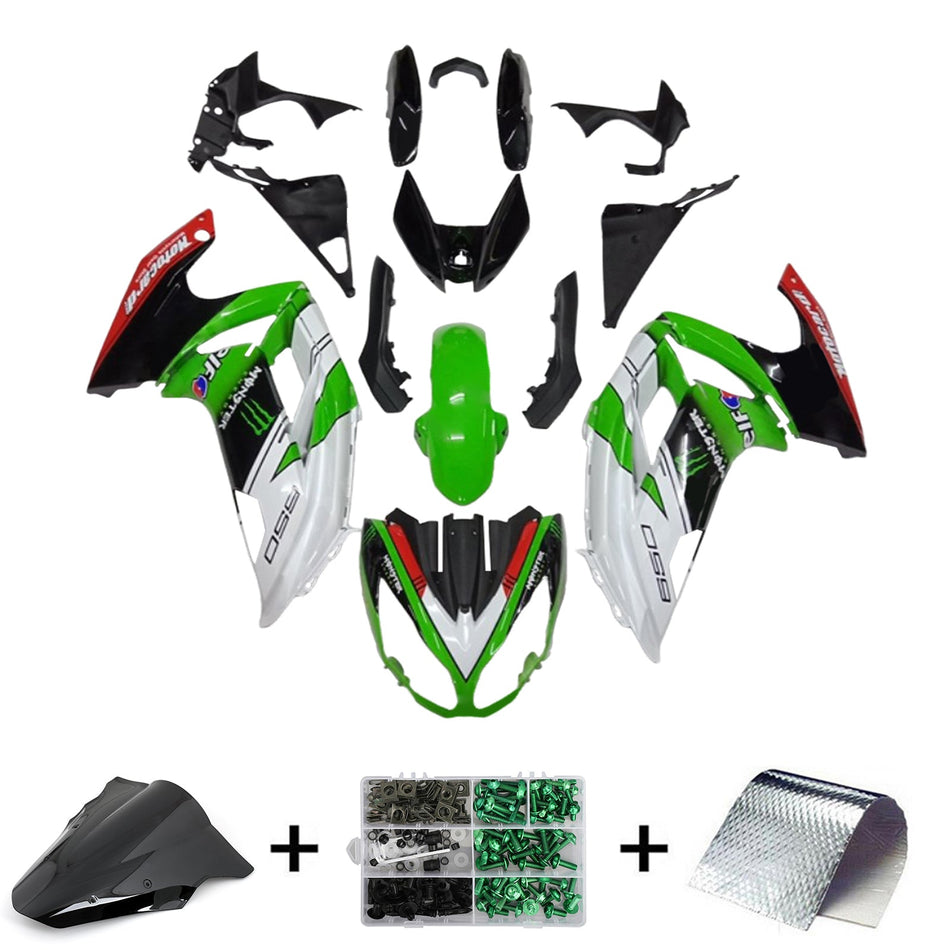 2012-2016 Kawasaki ER6F/Ninja650 インジェクションフェアリングキット ボディワーク プラスチック ABS