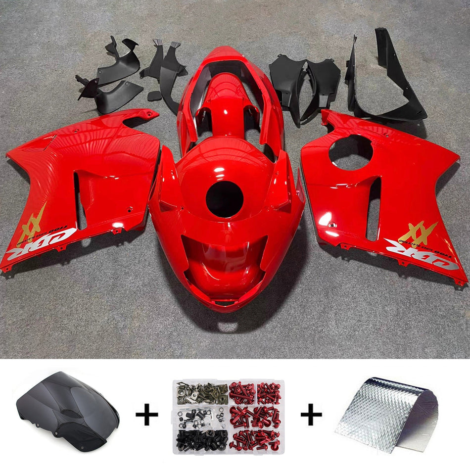 ホンダ CBR1100XX スーパーブラックバード 1996-2007 用 ABS樹脂製インジェクションフェアリングキット