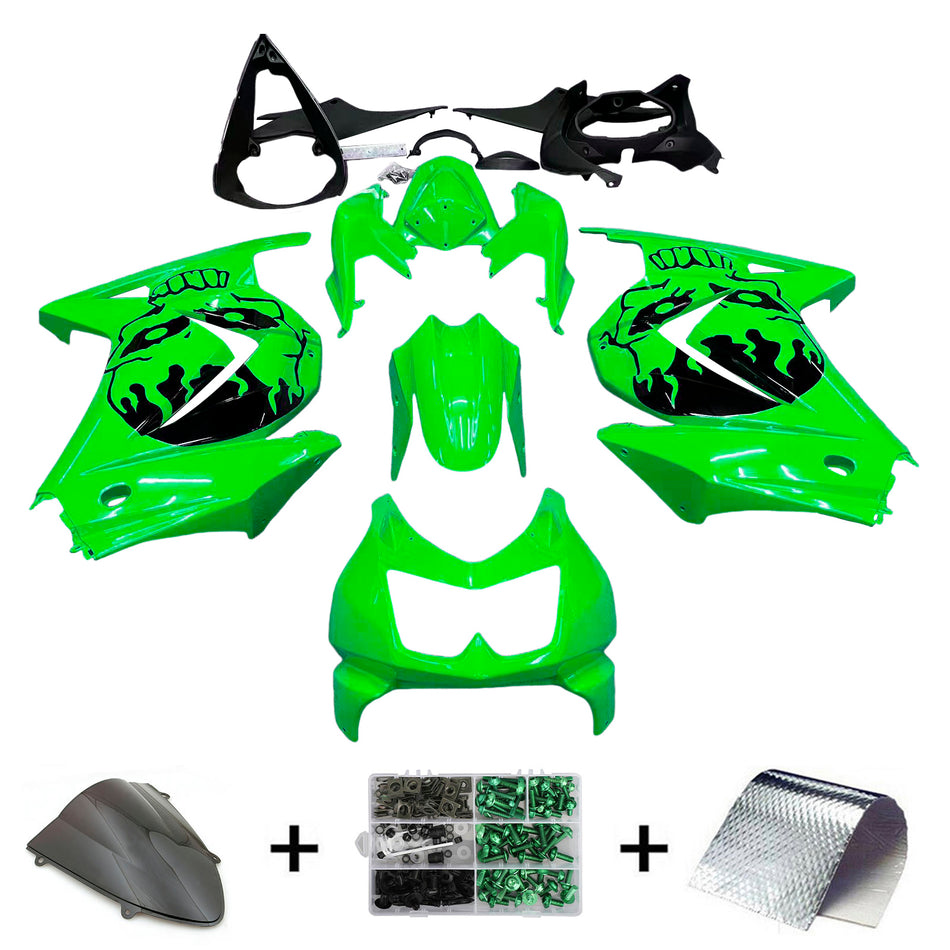 2008-2012 カワサキ EX250 Ninja250R インジェクションフェアリングキット ボディワーク プラスチック ABS