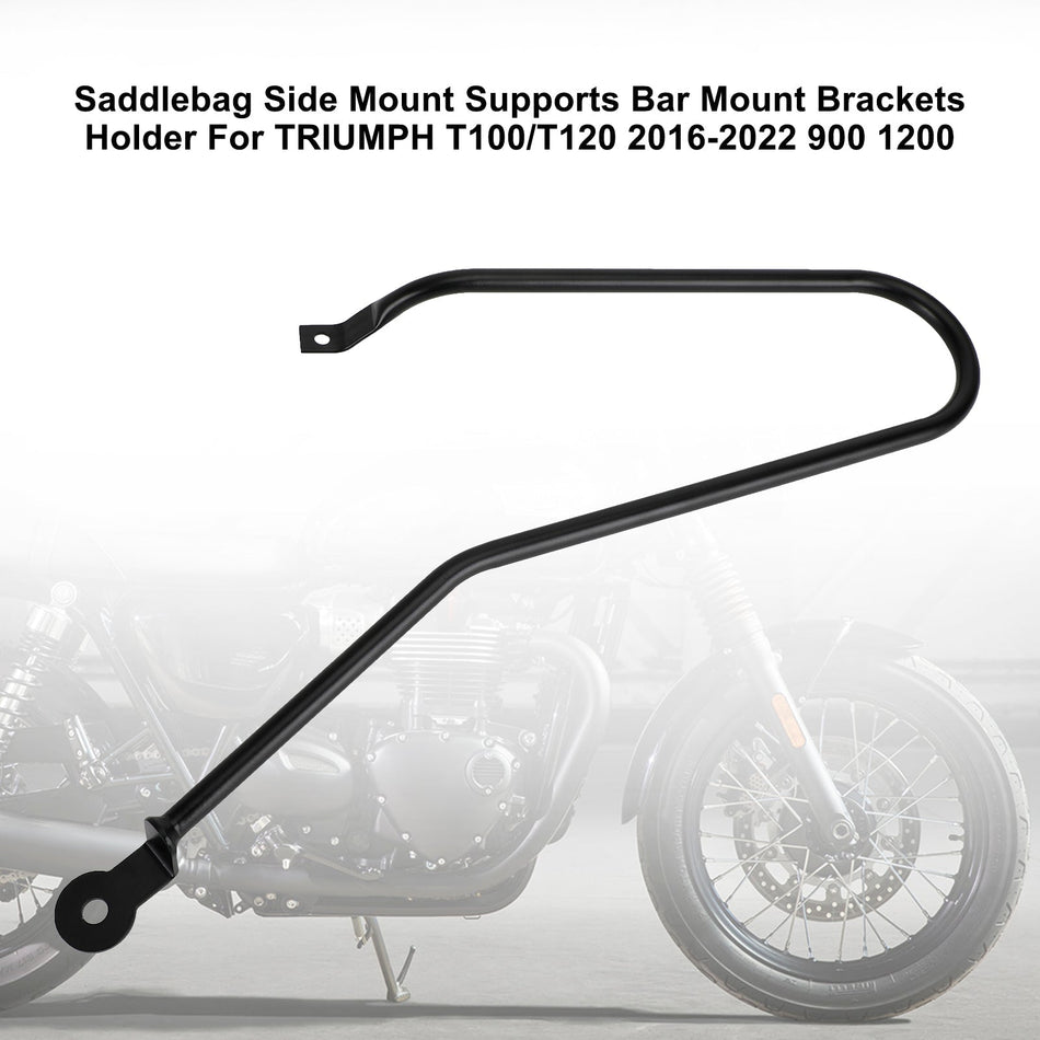 2016-2022 トライアンフ T100/T120 900 ラゲッジラック サイドサドルバッグ マウントブラケット