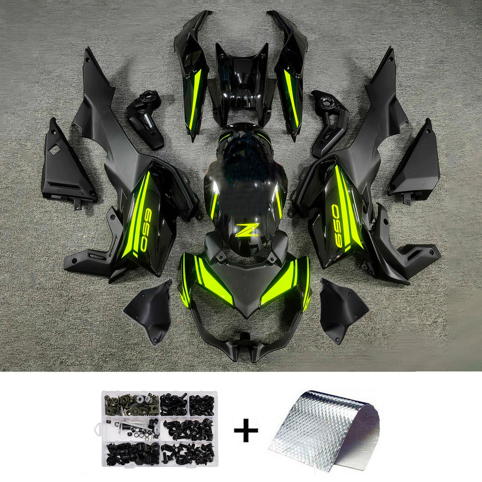 インジェクションフェアリングキット ボディワーク プラスチック ABS カワサキ Z650 2020-2023 に適合