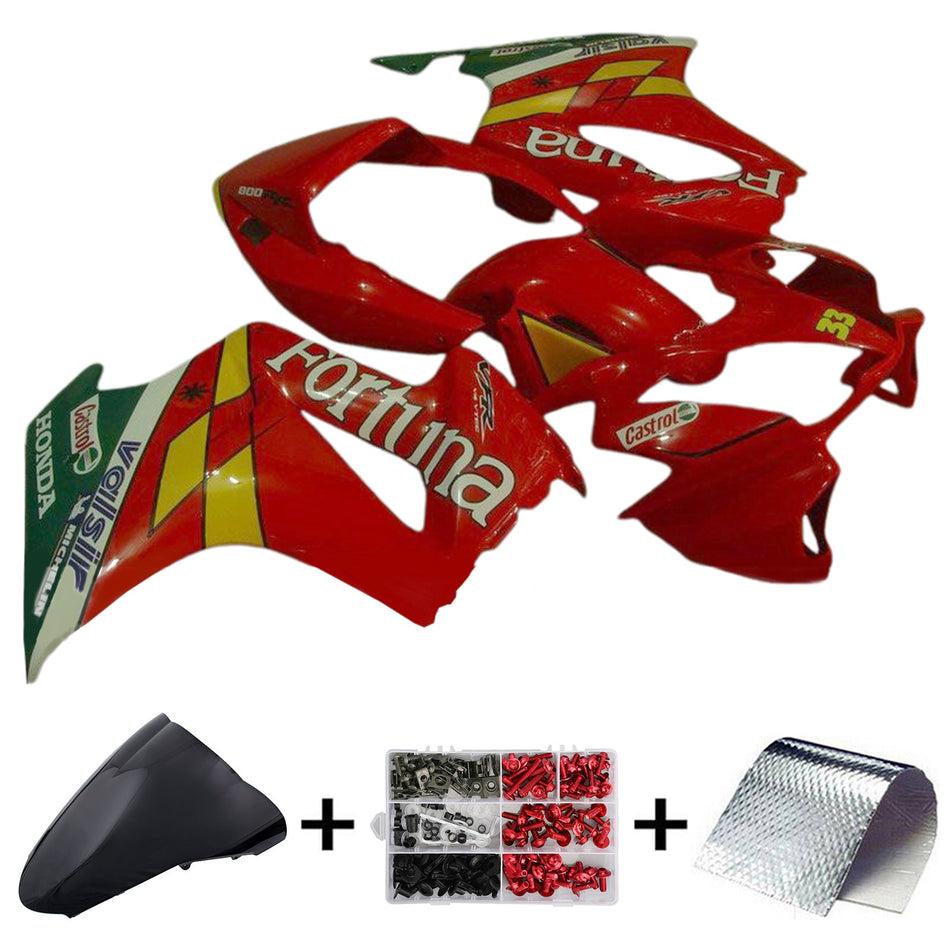 2002-2012 ホンダ VFR800 インジェクション ABS プラスチック ボディワーク フェアリング