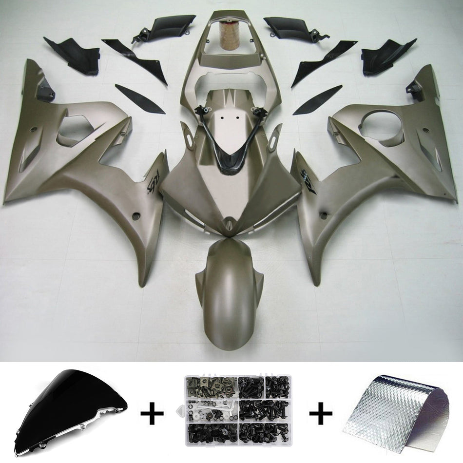 2003-2004 ヤマハ YZF 600 R6 2006-2009 R6S Amotopart インジェクションフェアリングキット ボディワーク プラスチック ABS #148