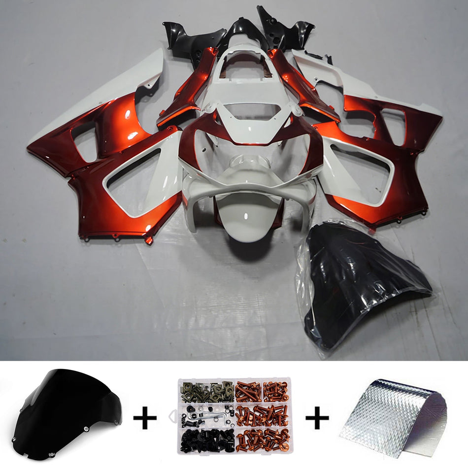 ホンダ CBR929RR 2000-2001 用射出成形フェアリングキット ボディワーク プラスチック ABS