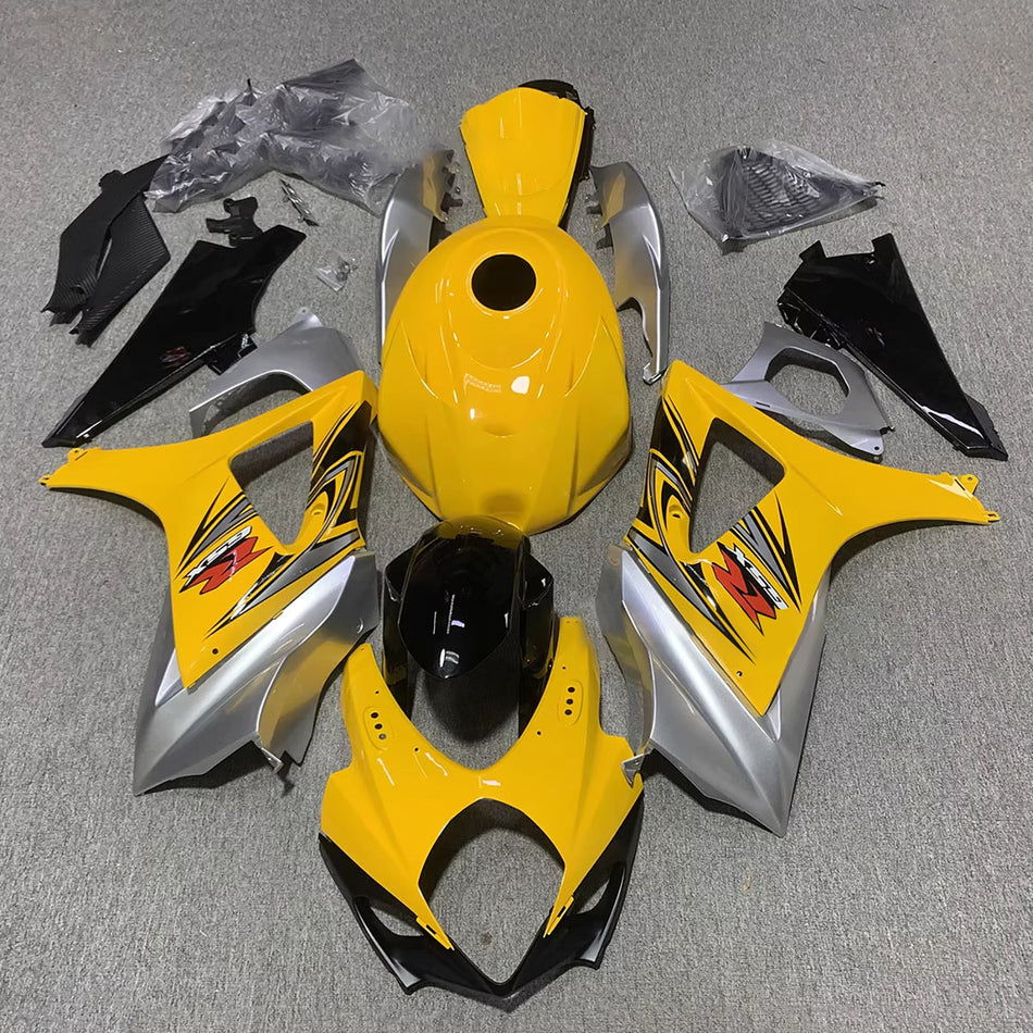 スズキ GSXR1000 2007-2008 K7用 インジェクションフェアリングキット ボディワーク プラスチック ABS